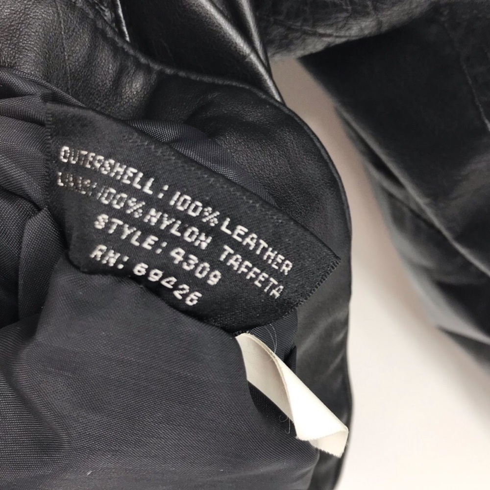 VTG 80’s Puffy Sleeved Leather Jacket 🕶️ - Picture 5 of 6